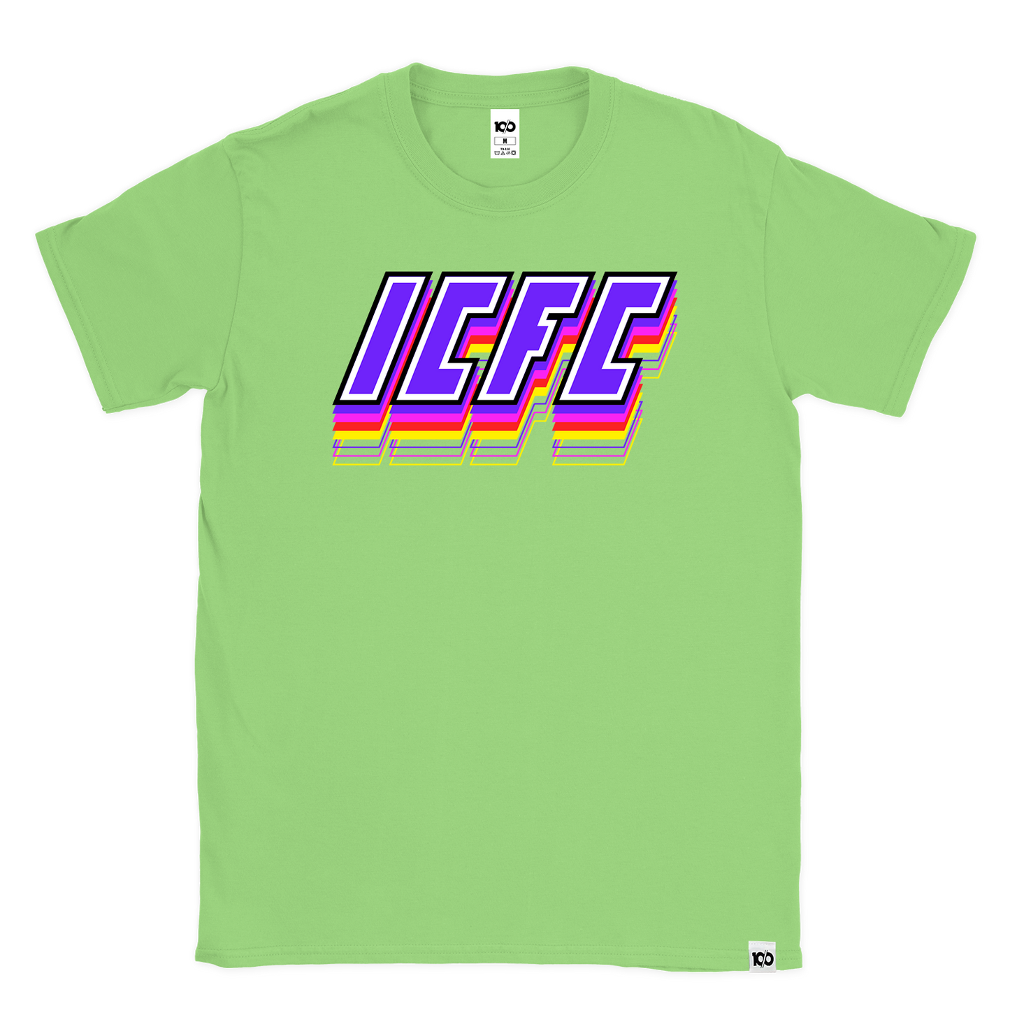 ten/o - 'ICFC Multicolor Logo' T-Shirt - Mint