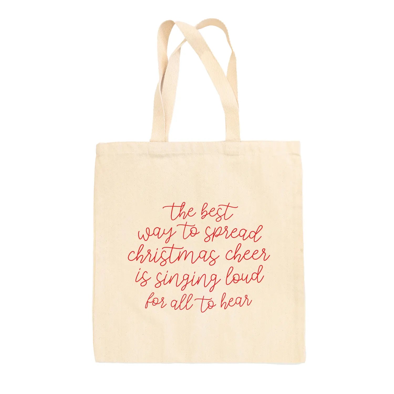 The Best Way To Spread Christmas Cheer Tote Bag - clothing by TeeHivey.com (Image 2)