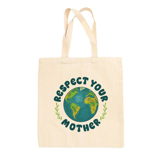 Respect Your Mother Tote Bag - clothing by TeeHivey.com (Image 1)