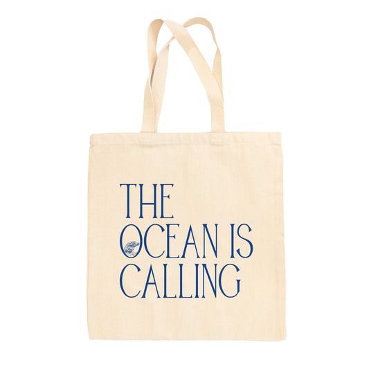 The Ocean Is Calling Tote Bag - clothing by TeeHivey.com (Image 1)