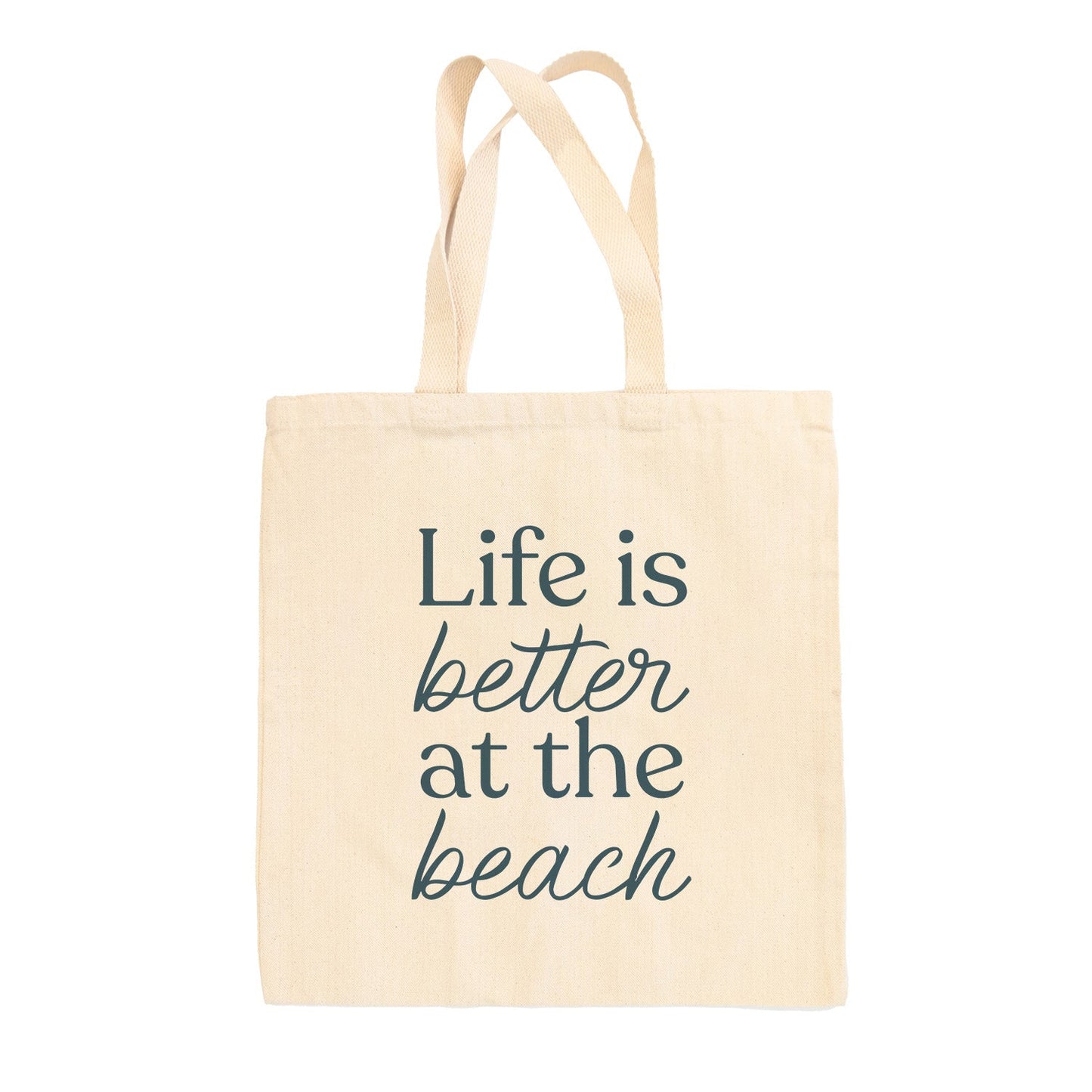 Life Is Better At The Beach Tote Bag - clothing by TeeHivey.com (Image 2)