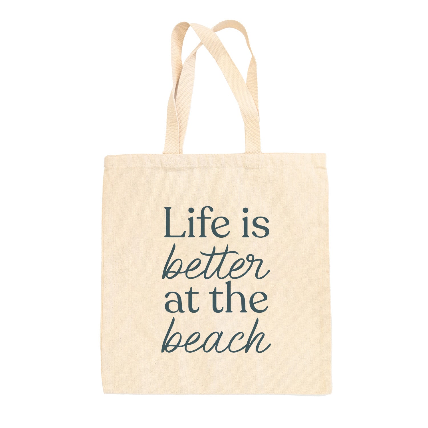 Life Is Better At The Beach Tote Bag - clothing by TeeHivey.com (Image 2)