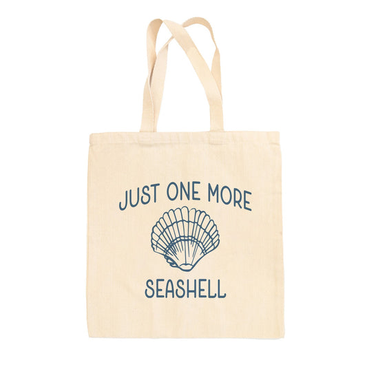Just One More Seashell Tote Bag - clothing by TeeHivey.com (Image 1)