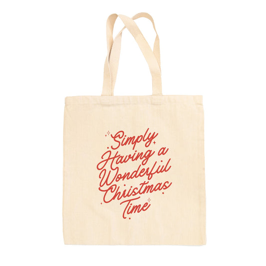 Simply Having A Wonderful Christmas Time Tote Bag - clothing by TeeHivey.com (Image 1)
