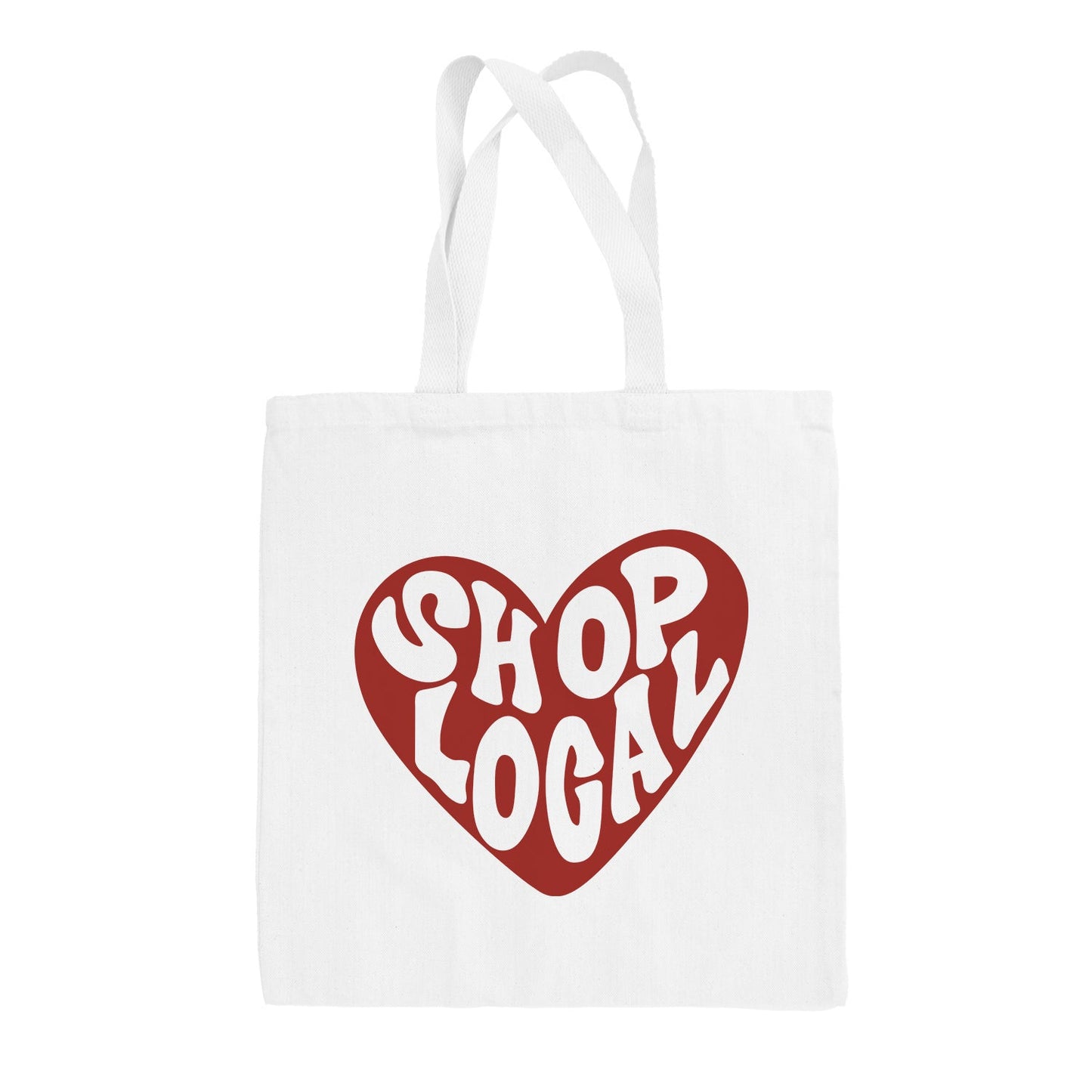 Shop Local Red Heart Tote Bag - clothing by TeeHivey.com (Image 2)