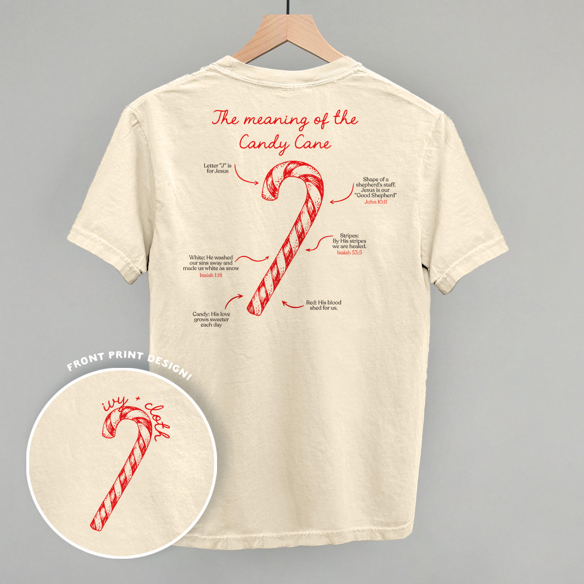 The Meaning Of The Candy Cane (Back Print)
