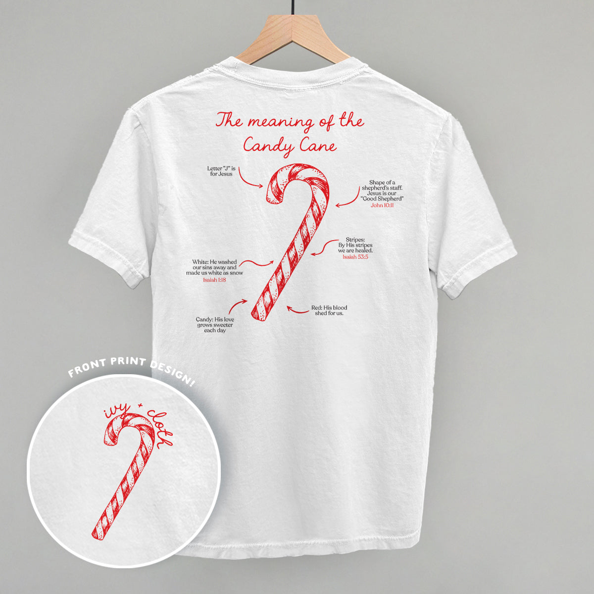 The Meaning Of The Candy Cane (Back Print)