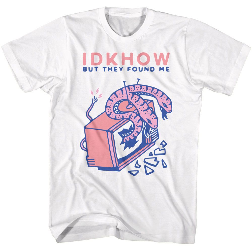 Idkhow - Double Snake - American Classics - Solid White Adult Short Sleeve T-Shirt - clothing by TeeHivey.com (Image 1)