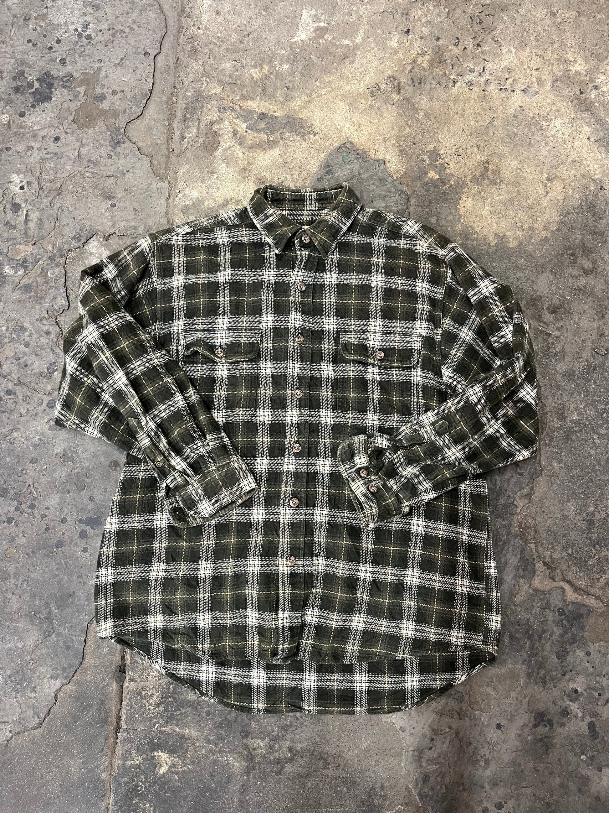 Artisan Hand-Painted Abstract Harmony Plaid Shirt - clothing by TeeHivey.com (Image 4)