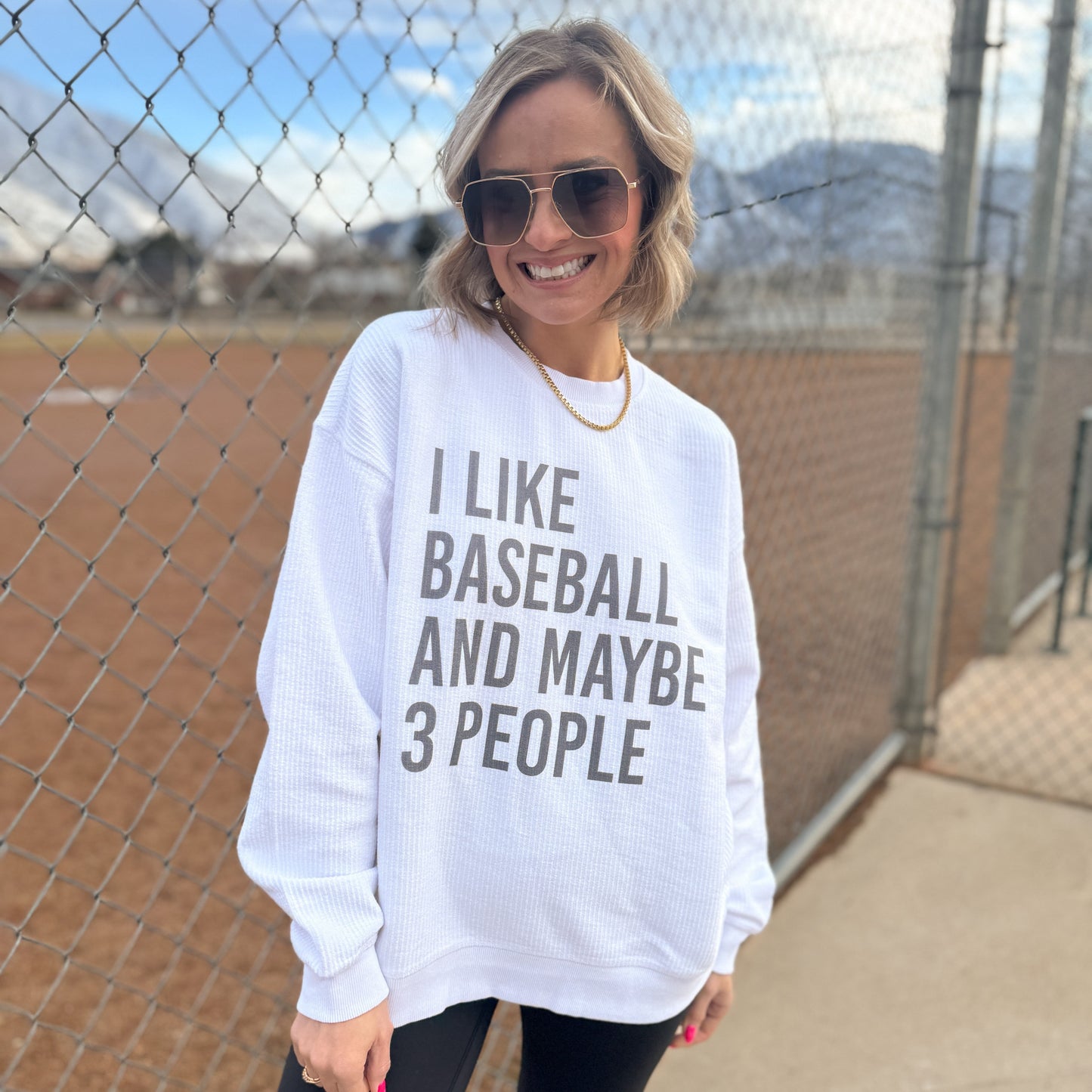 I Like Baseball and Maybe 3 People - clothing by TeeHivey.com (Image 1)