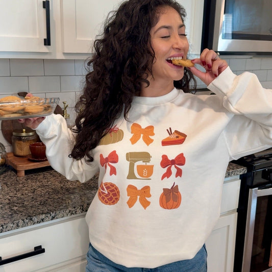 Bows, Baking, & Pumpkins - clothing by TeeHivey.com (Image 1)