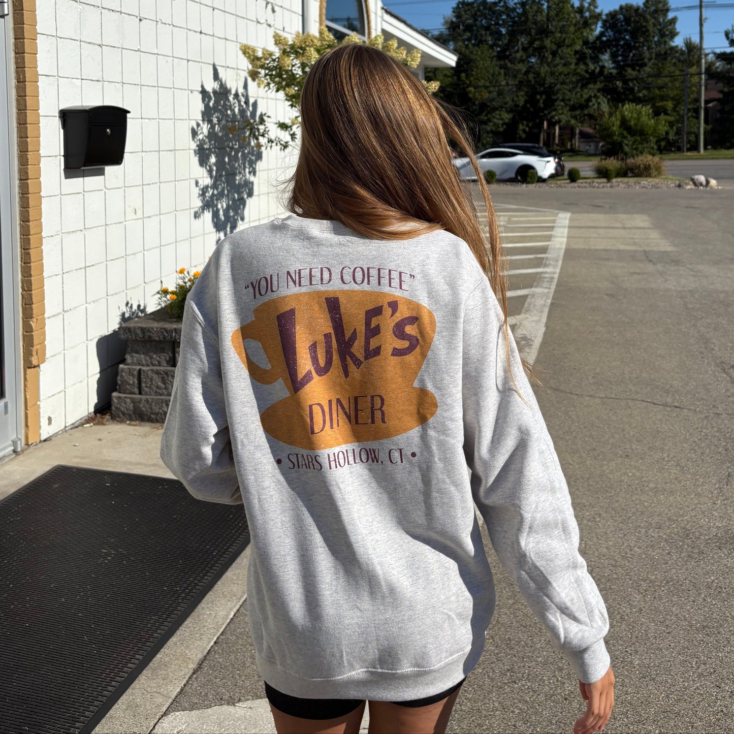 Luke's Diner Doodle (Back Print) - clothing by TeeHivey.com (Image 1)