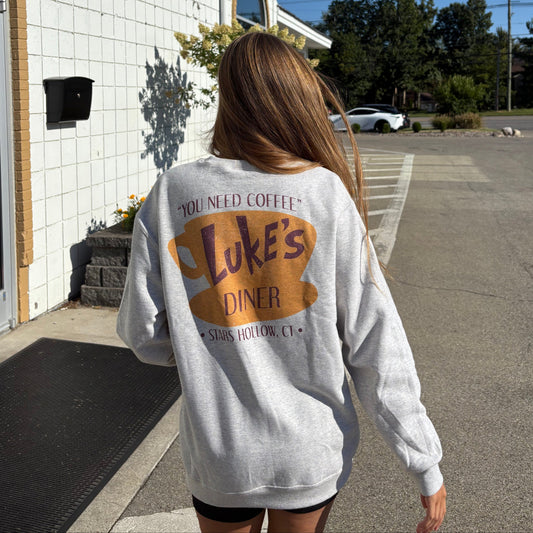 Luke's Diner Doodle (Back Print) - clothing by TeeHivey.com (Image 1)