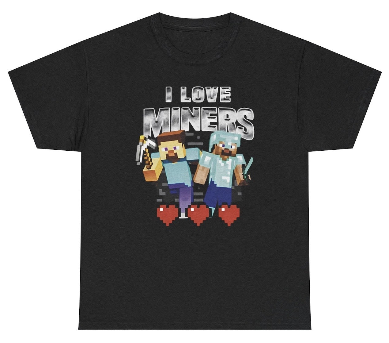 I Love Miners Tee - clothing by TeeHivey.com