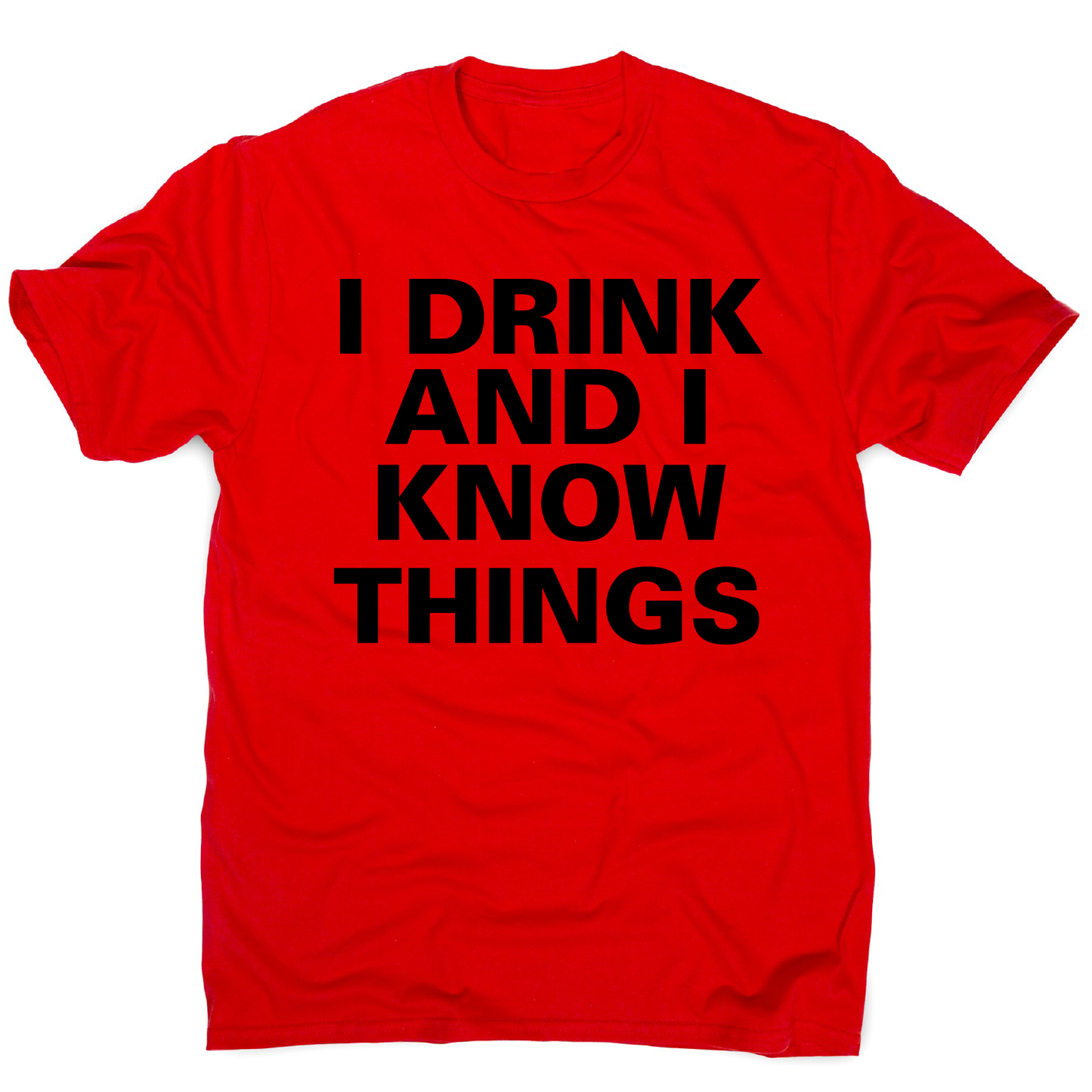 I drink and I  funny fishing t-shirt men's