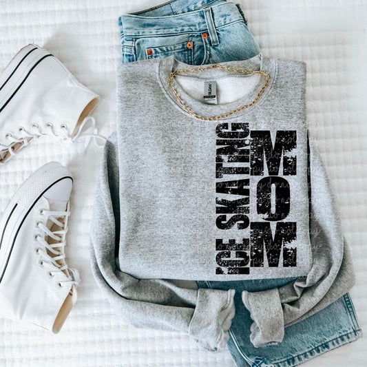 Ice Skating Mom DTF Transfers - THIS IS NOT A SHIRT
