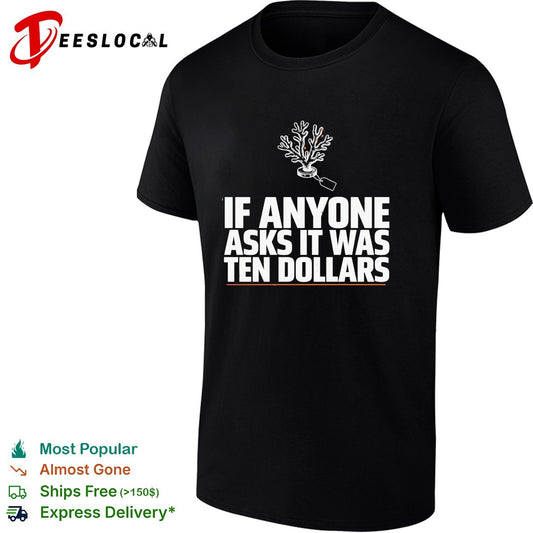 If anyone asks it was ten dollars coral shirt