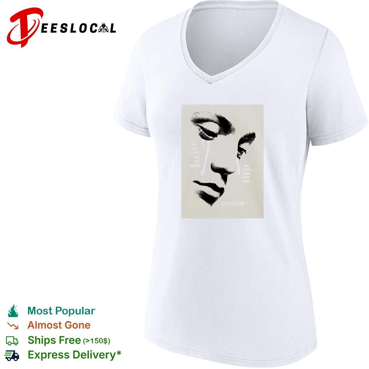 If you can’t find the words I can steal away your hurt sad face art shirt