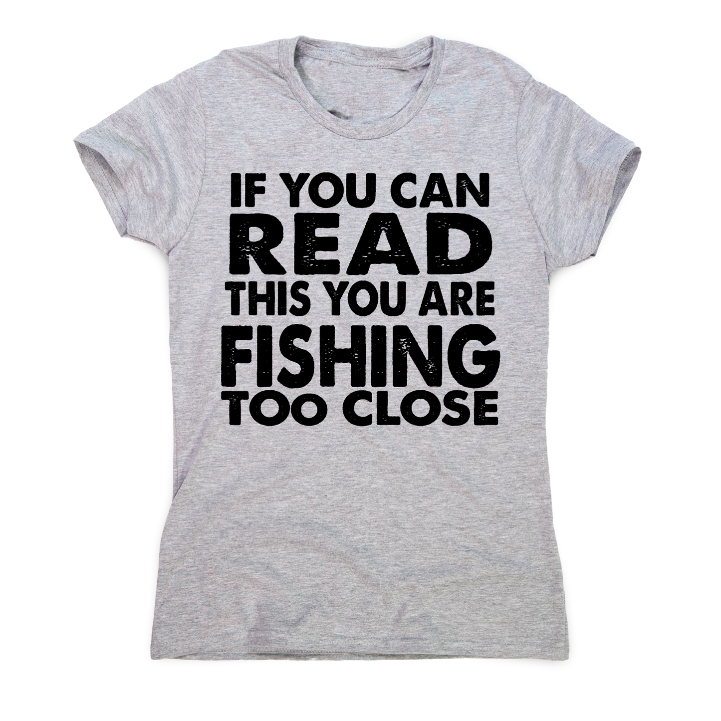 If you can read funny fishing t-shirt women's