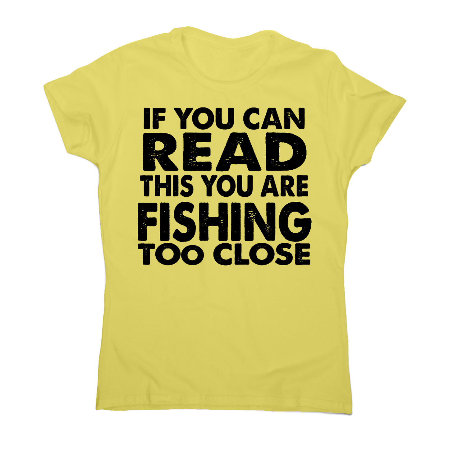 If you can read funny fishing t-shirt women's