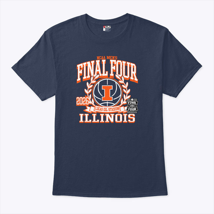 Illinois Illini Final Four 2026 Men’s Basketball T Shirt