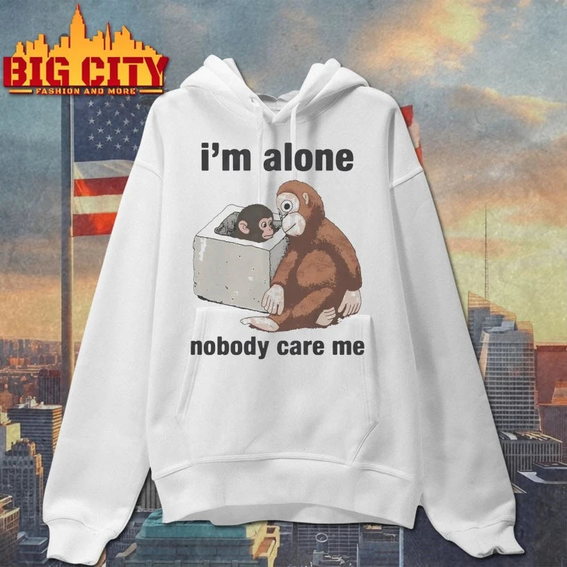 I’m Alone Nobody Care Me Monkey’s Tale of Survival and Bonds T-shirt