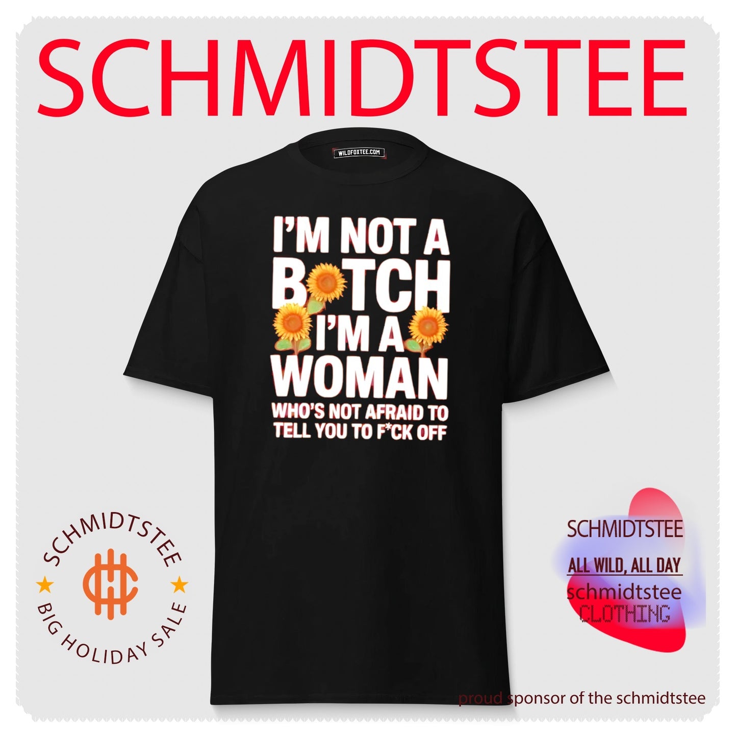 I’m Not a Bitch I’m a Woman Who’s Not Afraid to Tell You to Fck Off shirt
