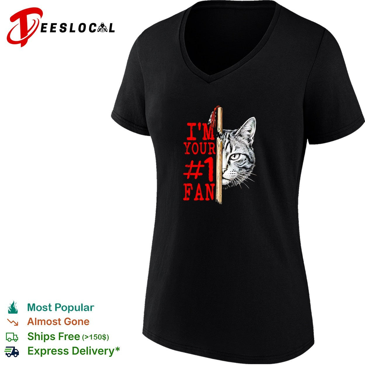 I’m your number 1 fan cat shirt