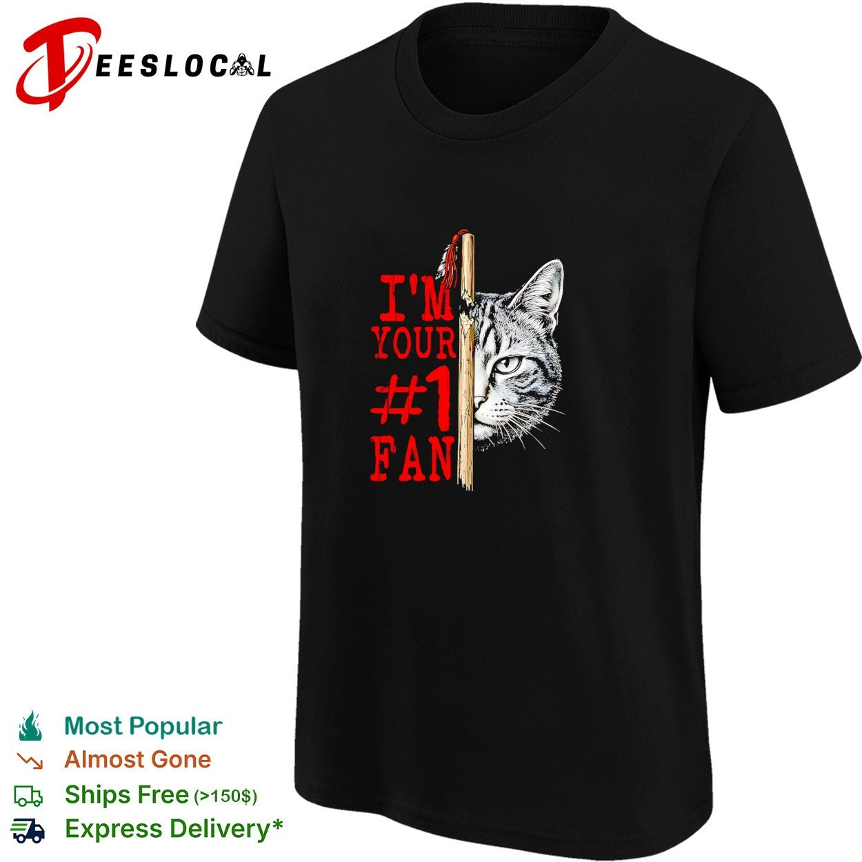 I’m your number 1 fan cat shirt