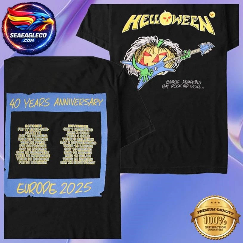 Impericon Helloween Savage Pumpkins Tour 2025 Two Sided Shirt