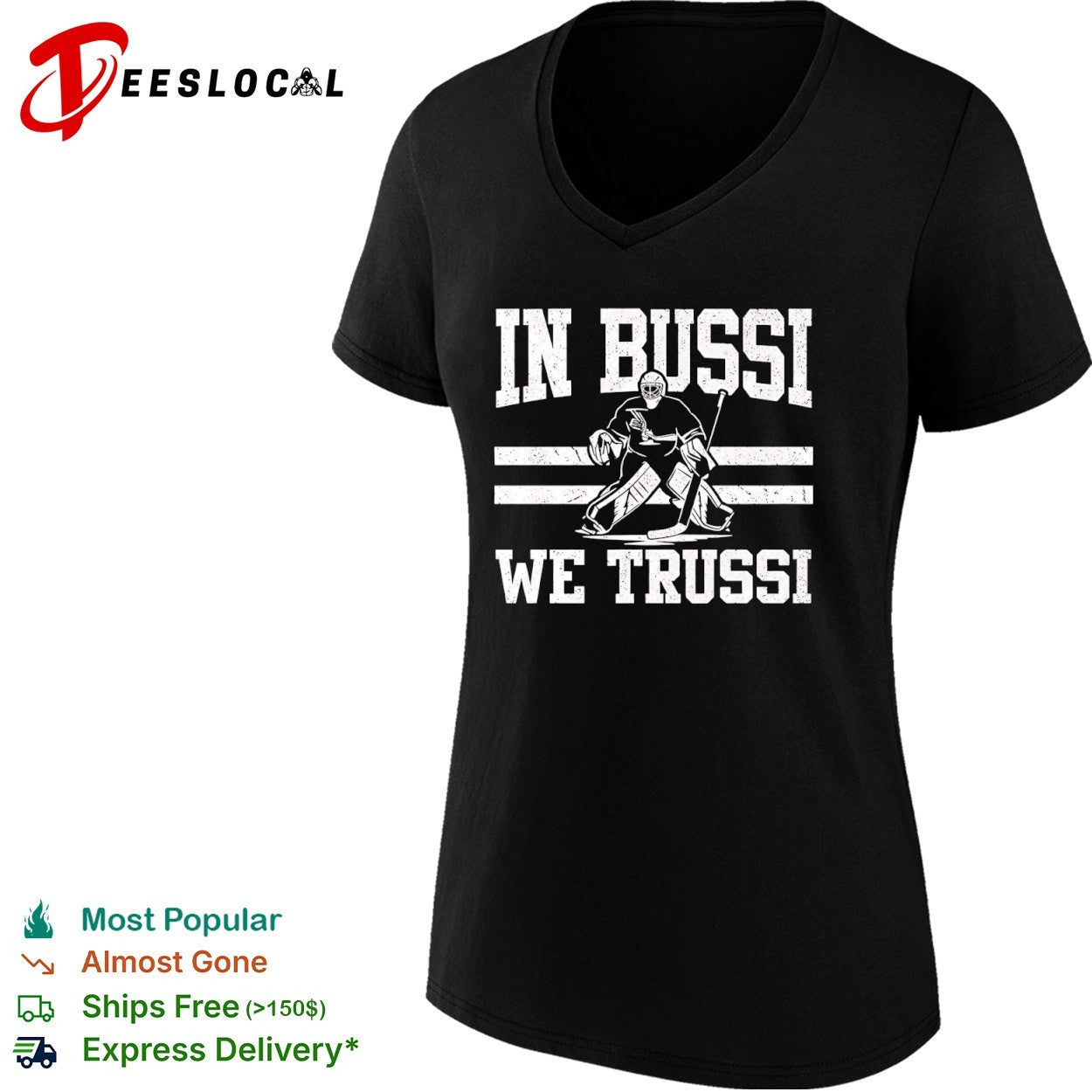In Bussi we Trussi Filip Gustavsson Minnesota Wild NHL hockey shirt