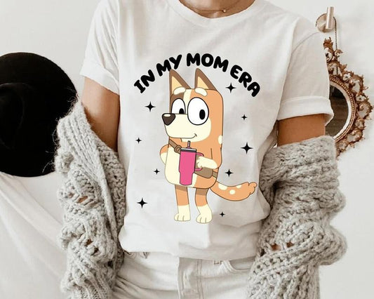 In My Mom Era Bluey Shirt, Bluey Birthday Shirt, Bluey Family Shirt, Family Matching Shirt, Trending Shirt, Mothers Day...