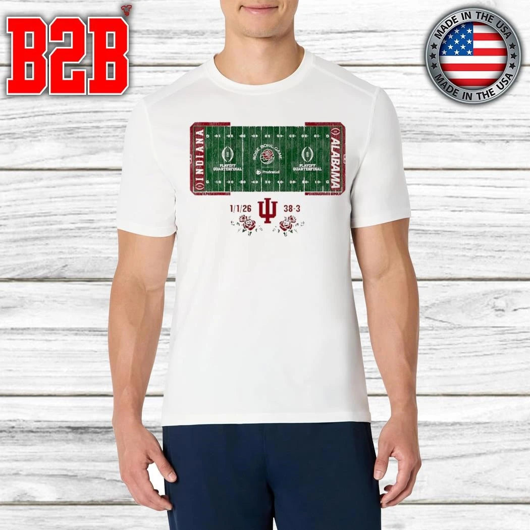 Indiana Football CFP Rose Bowl Champions Field Shirt