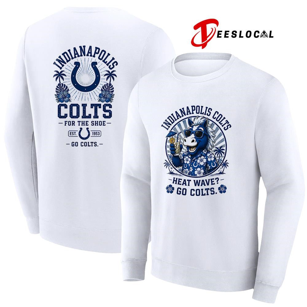 Indianapolis Colts heat wave beach vibes mascot shirt