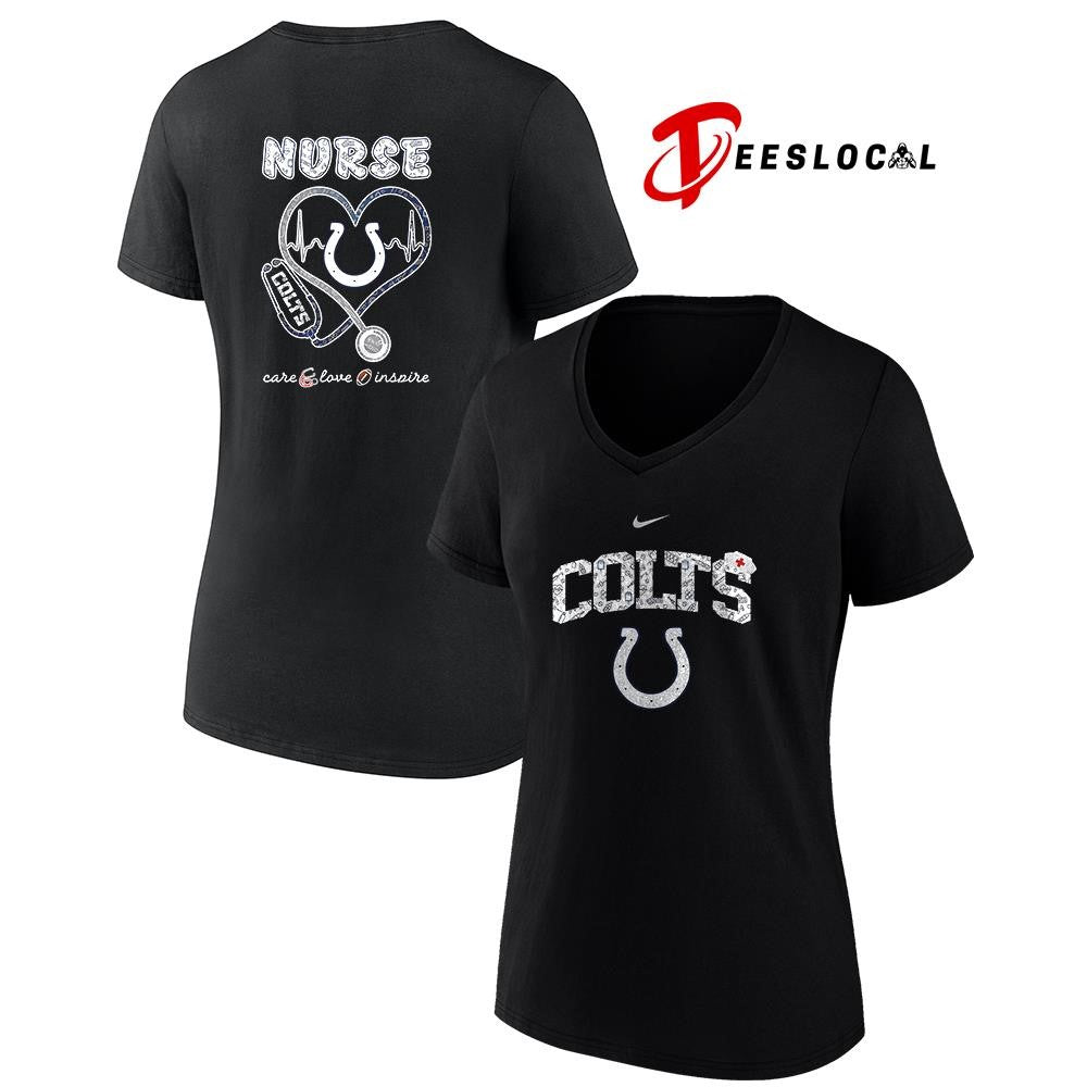 Indianapolis Colts x Nurse care love inspire logo shirt