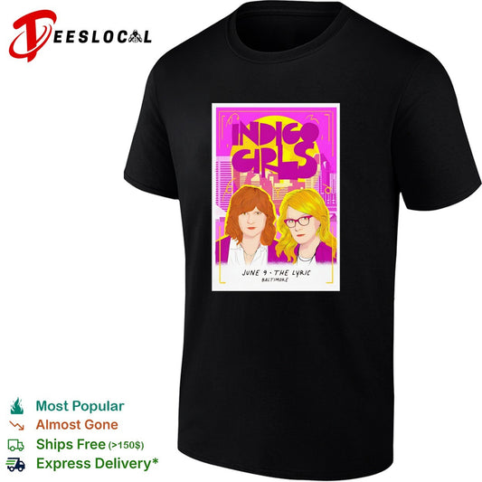 Indigo Girls The Lyric Baltimore June 9 concert poster shirt