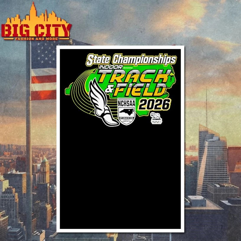 Indoor Track And Field States Nchsaa 2026 State Championships T-shirt