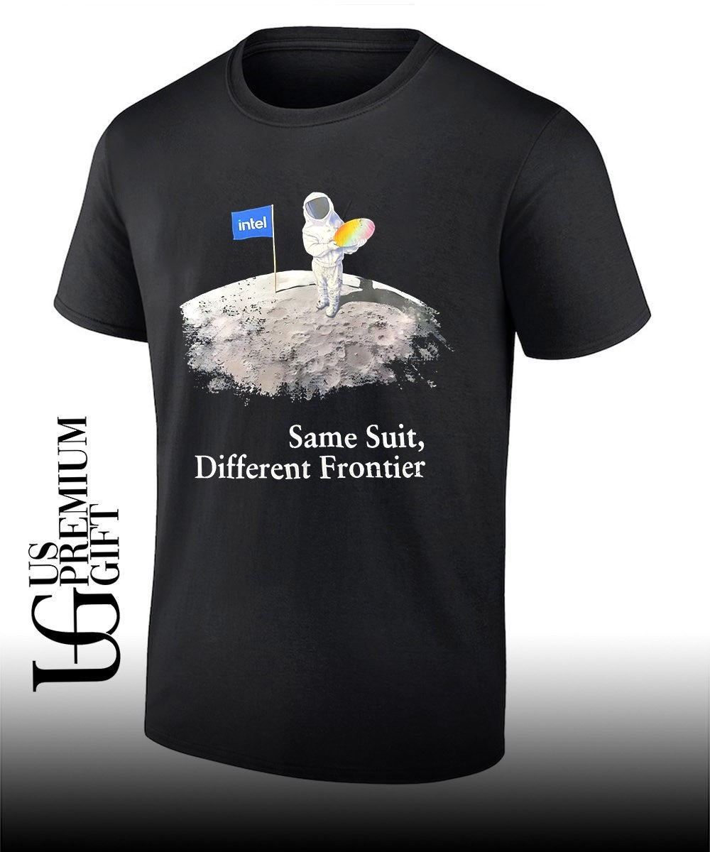 Intel Astronaut Silicon Wafer Same Suit Different Frontier shirt