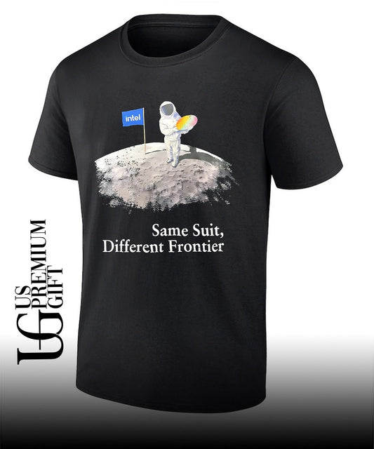 Intel Astronaut Silicon Wafer Same Suit Different Frontier shirt