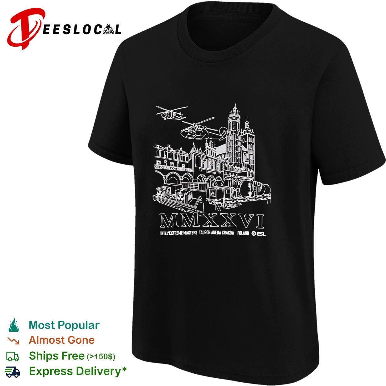 Intel Extreme Masters Tauron Arena Krakow Poland MMXXVI ESL gaming event shirt