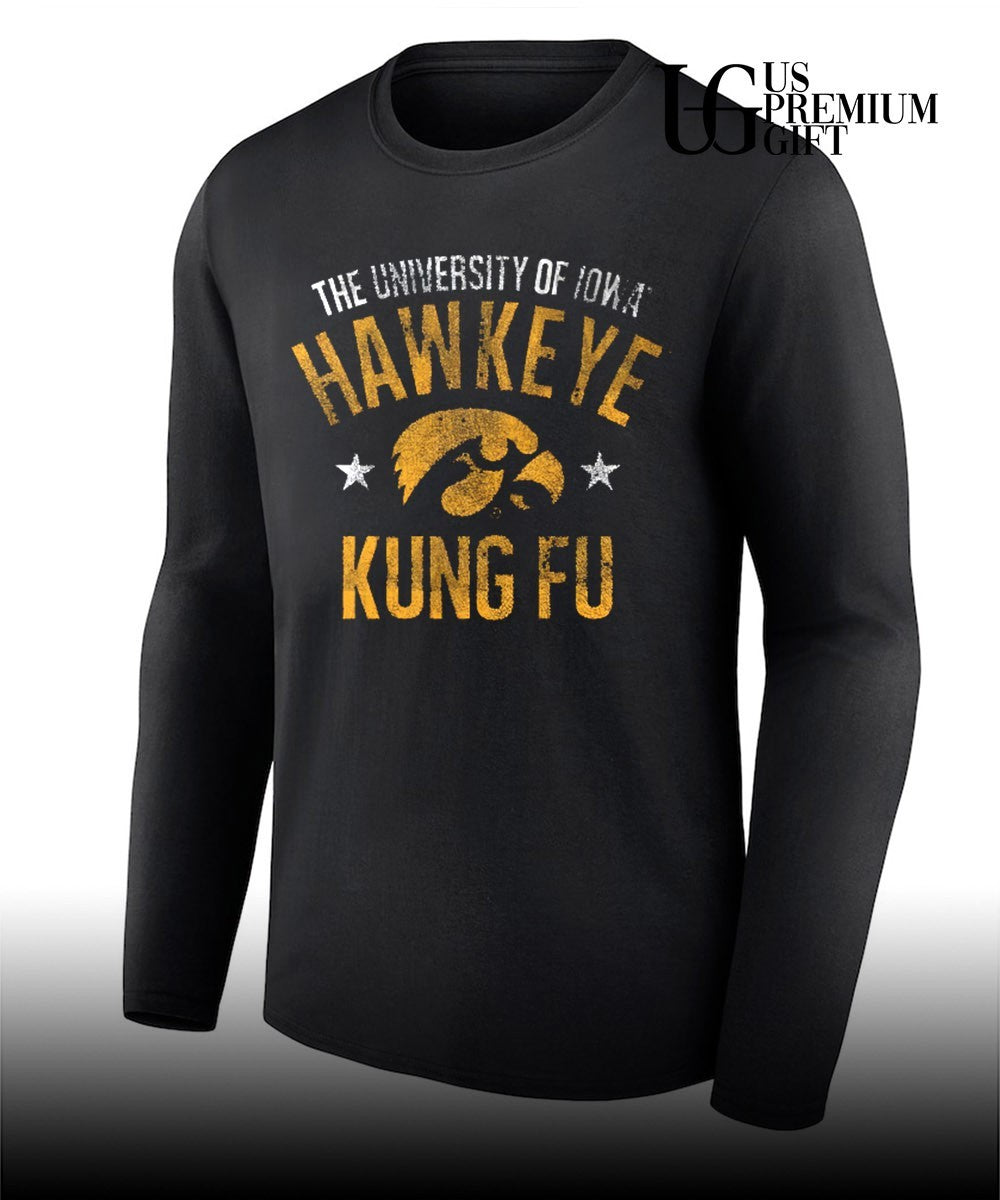 Iowa Hawkeyes NCAA The University of Iowa Hawkeye Kung Fu shirt