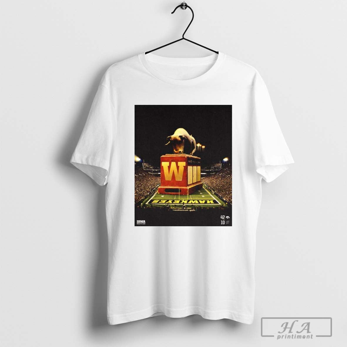 Iowa Hawkeyes Vs Wisconsin Badgers 42 10 Bulldozed - clothing by TeeHivey.com
