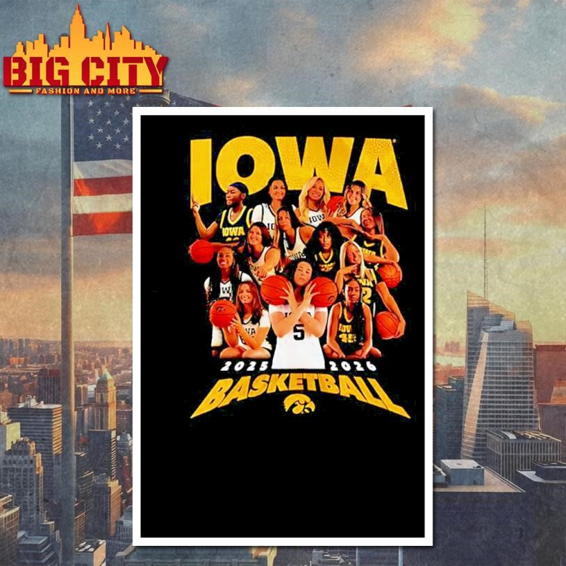 Iowa Women’s Basketball 2025 2026 team collage Shirt