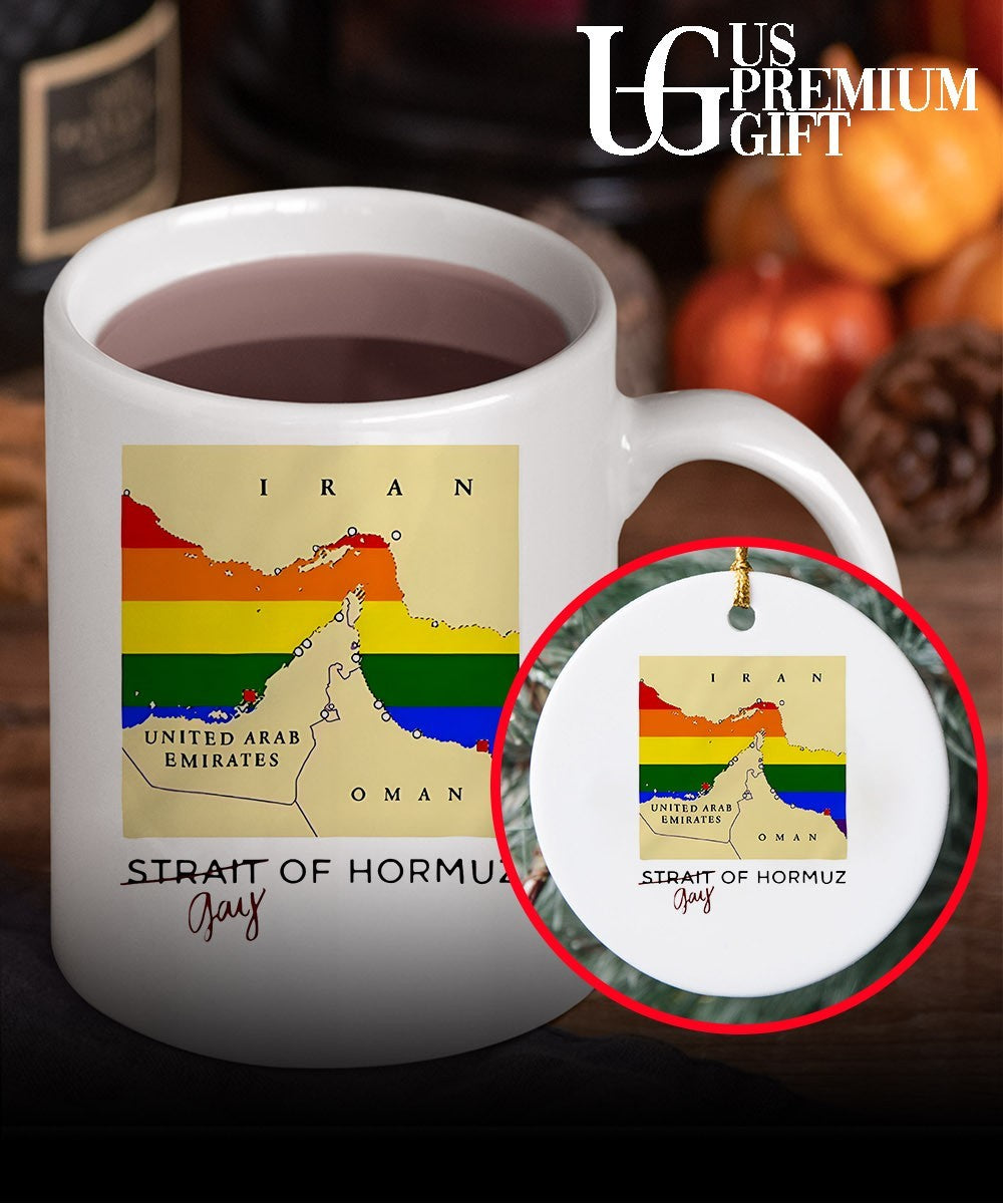 Iran United Arab Emirates Oman Strait of Hormuz gay shirt