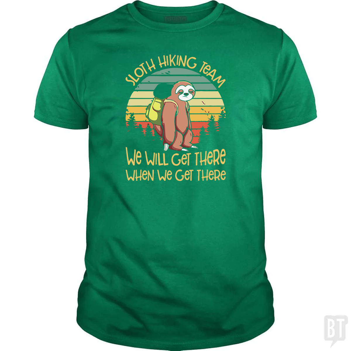 Funny Sloth Hiking Team