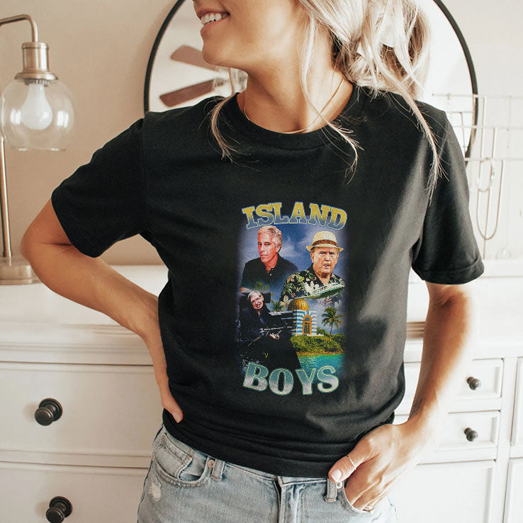 Island Boys Jeffrey Epstein Donald Trump Stephen Hawking Shirt