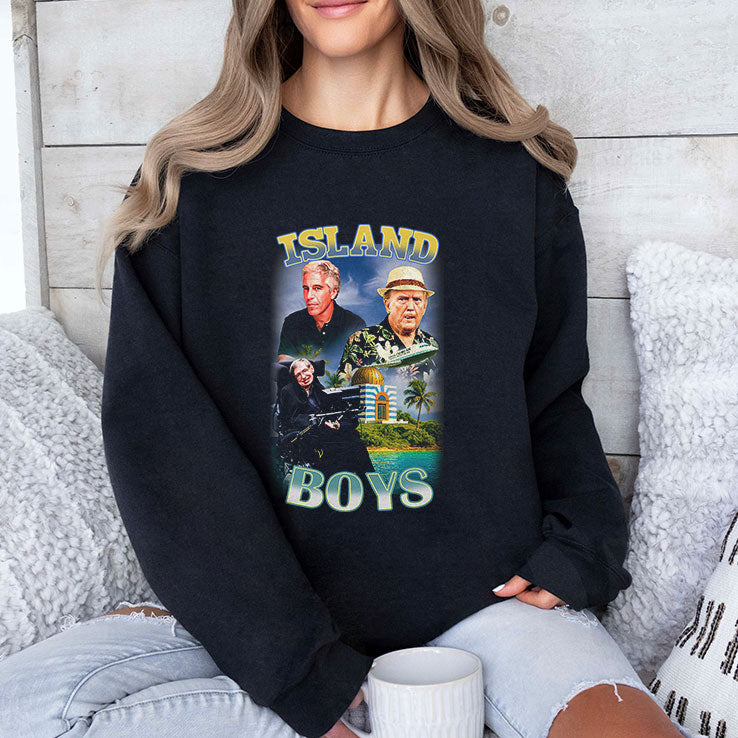 Island Boys Jeffrey Epstein Donald Trump Stephen Hawking Shirt