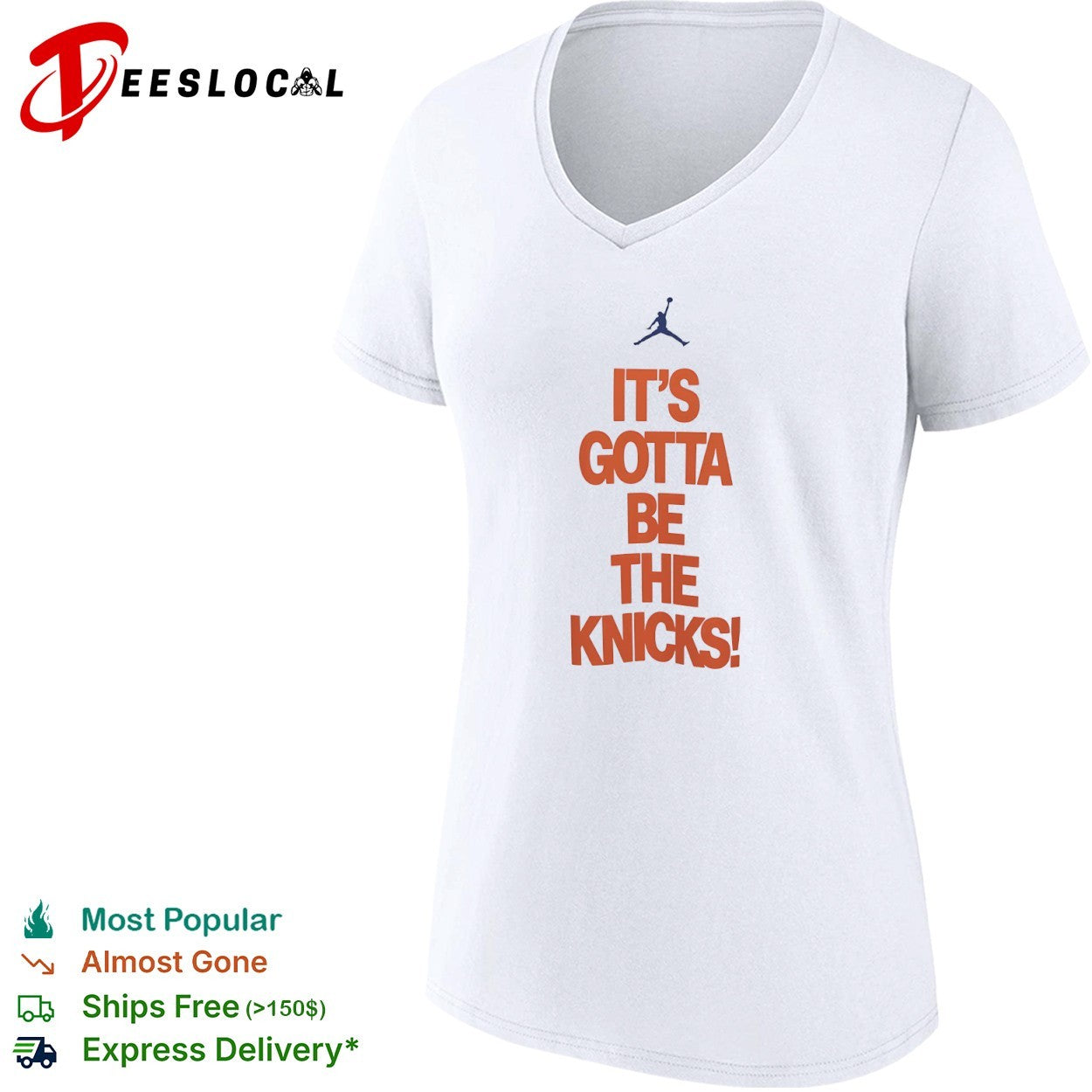 It is gotta be the Knicks New York Knicks shirt