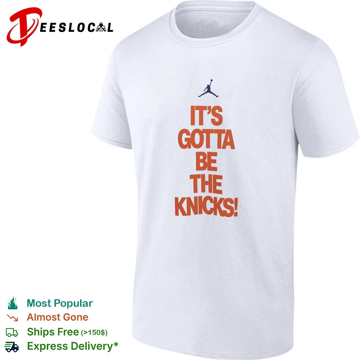 It is gotta be the Knicks New York Knicks shirt
