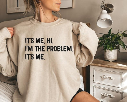 Its Me Hi I'm the Problem Black And White Book Spines  Hoodie and Sweater; T-shirt